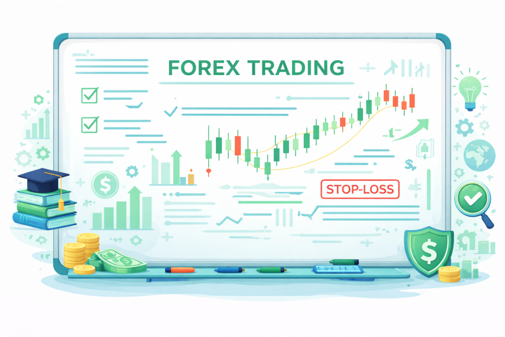 Forex liquidity grab illustration showing price chart and stop loss levels