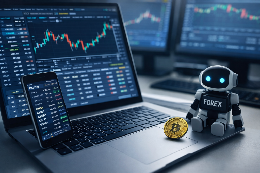 Best Forex brokers for automated trading platforms with trading robot and charts